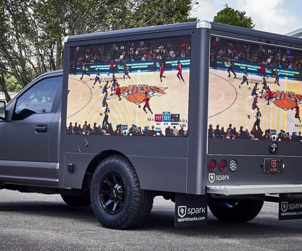 Transforming vehicles into mobile billboards for brand campaigns