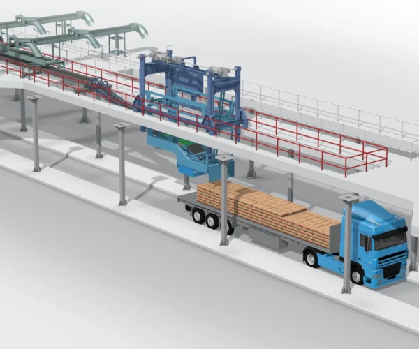 Automated solutions for bagging, case packaging, palletizing, and truck loading
